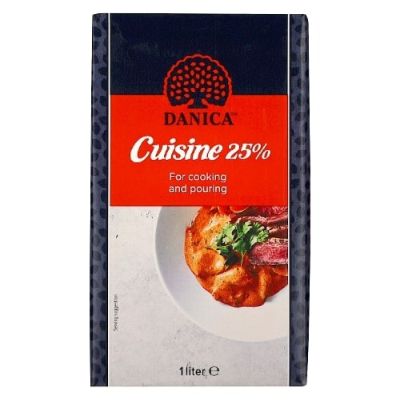 Cream cuisine 25%, DANICA, 1 L